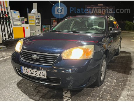 AA 642ZN, Chevrolet Malibu