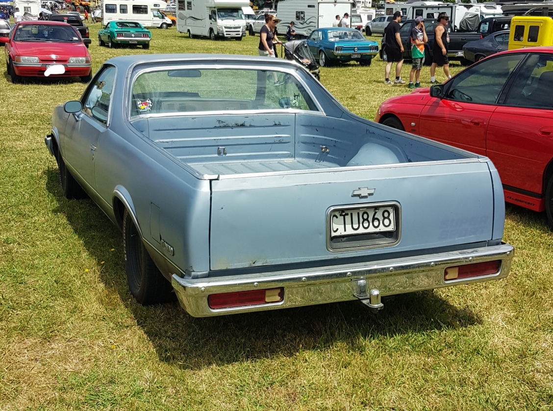 CTU868, Chevrolet El Camino 5th gen (80; G-body), facelift, 1981–1987