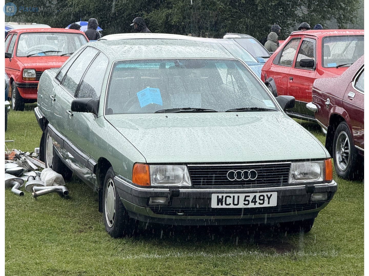WCU549Y, Audi 100 3rd gen Sedan (C3/44), 1982–1991