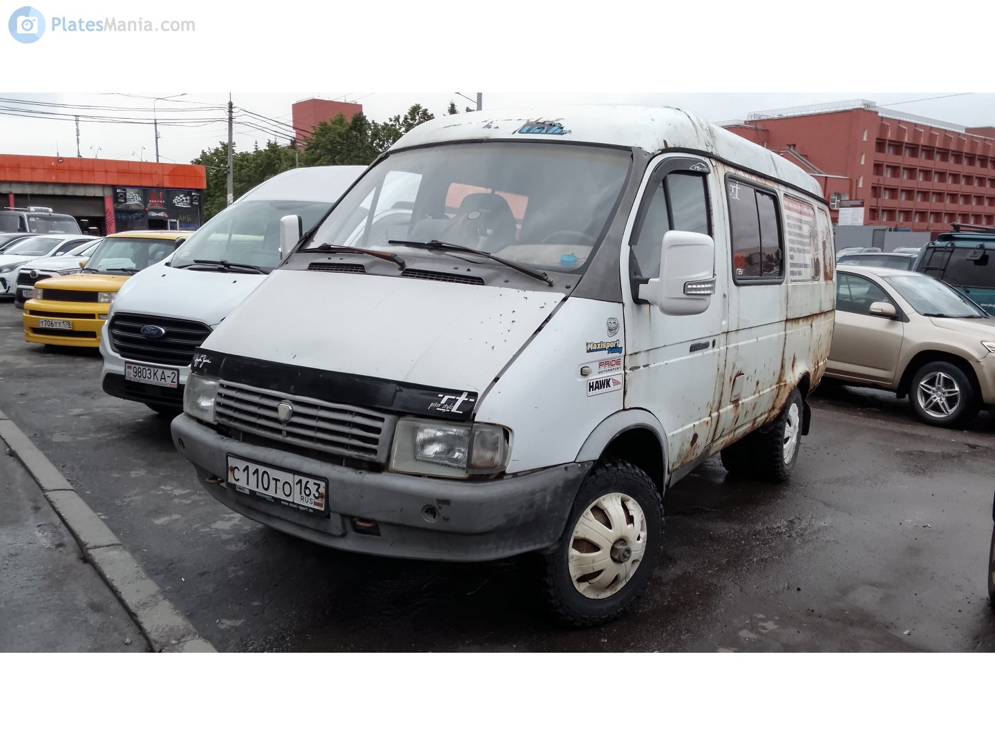 с 110 то 163, GAZ 2705 ГАЗель 27057 4×4 Van, 1996–2003