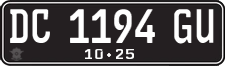 License plate of Indonesia, Regular plates