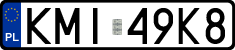 License plates of Poland, Regular car plates