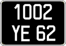 French license plate, FNI