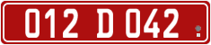 License plate of Georgia, Diplomatic