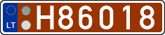 License plate of Lithuania, Oldtimers