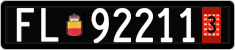 License plate of Liechtenstein, Provisional