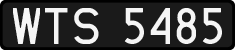 License plates of Poland, 1976 year system
