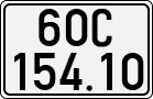 License plate of Vietnam, Cars