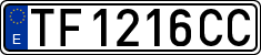 License plates of Spain, 1971 year series