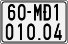 License plate of Vietnam, Specialty plates