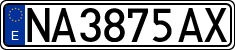 License plates of Spain, 1971 year series