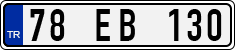 License plate of Turkey, Regular plates