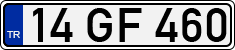License plate of Turkey, Regular plates