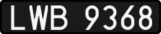 License plates of Poland, 1976 year system