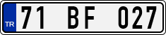 License plate of Turkey, Regular plates