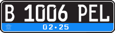 License plate of Indonesia, Regular plates