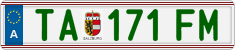 License plate of Austria, Regular plates
