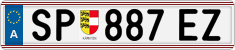 License plate of Austria, Regular plates
