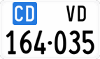 License plate of Switzerland, Diplomatic