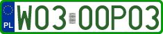 License plates of Poland, Professional plates