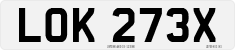 License plate of the United Kingdom, 1963 year system
