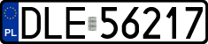 License plates of Poland, Regular car plates