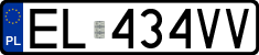 License plates of Poland, Regular car plates