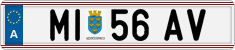 License plate of Austria, Regular plates