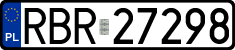 License plates of Poland, Regular car plates