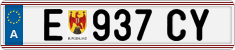 License plate of Austria, Regular plates