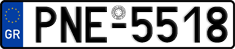 License plate of Greece, Cars