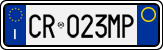 License plate of Italy, Cars (1994 year series)