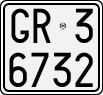 License plate of Italy, Motorcycles (1927 year series)