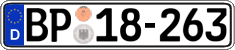 German license plate, Authorities and federal agencies