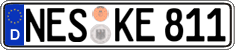 German license plate, Regular plates