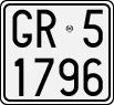 License plate of Italy, Motorcycles (1927 year series)