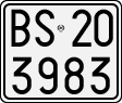 License plate of Italy, Motorcycles (1927 year series)