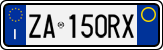 License plate of Italy, Cars (1994 year series)