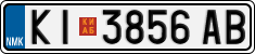 License plate of North Macedonia, Regular plates (2012)