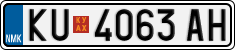 License plate of North Macedonia, Regular plates (2012)
