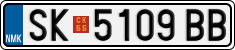 License plate of North Macedonia, Regular plates (2012)