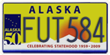 Alaska, Specialty plates (ABC123)