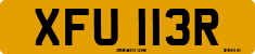 License plate of the United Kingdom, 1963 year system