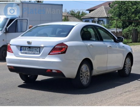 AA 1303 YC, Geely Emgrand