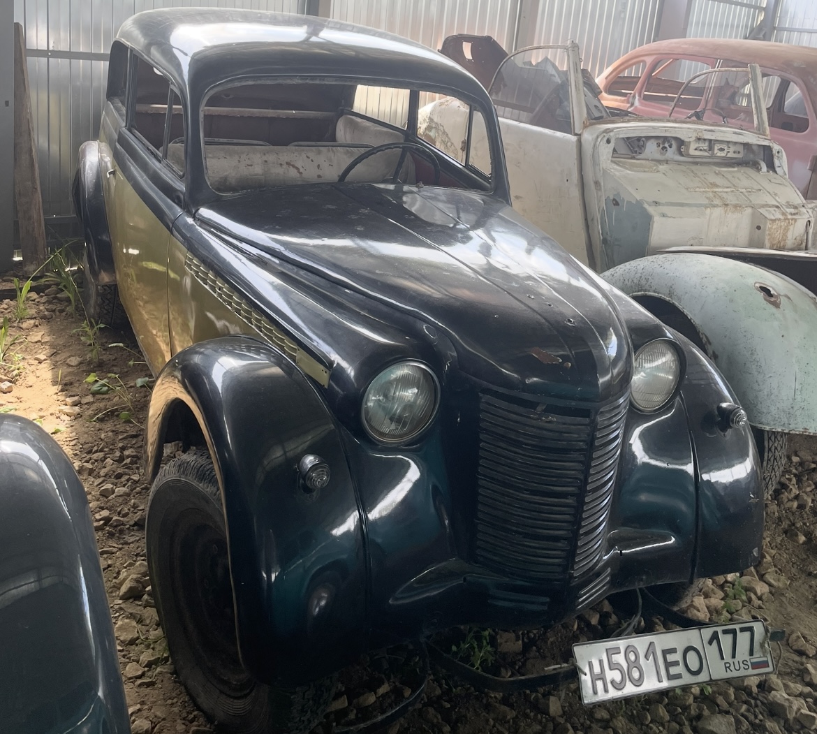 н 581 ео 177, Opel Olympia 2nd gen 50/51 2-door Sedan, 1950–1953