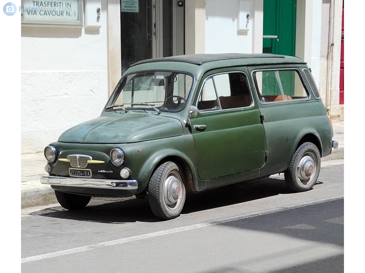 BA 253254, Autobianchi Giardiniera 1st gen (120), 1967–1977