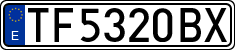 License plates of Spain, 1971 year series