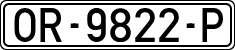 License plates of Spain, 1971 year series