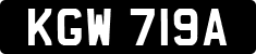 License plate of the United Kingdom, 1963 year system