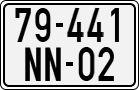 License plate of Vietnam, Diplomatic